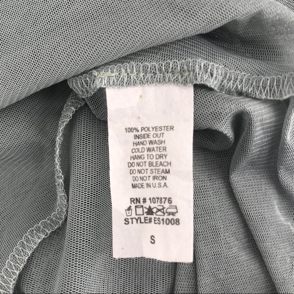 Sheer Ruffle Hem Tunic by Comfy USA - Picture 5 of 5